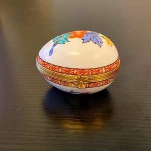 Limoges Egg Trinket Box